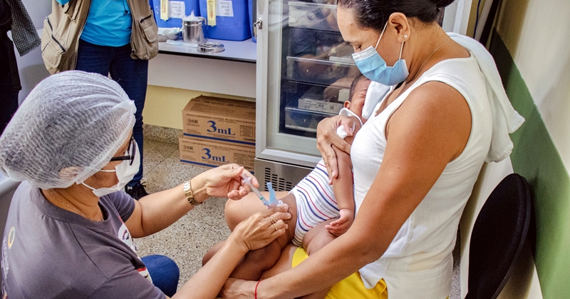 Saúde do Amazonas reforça importância da vacinação contra a Poliomielite