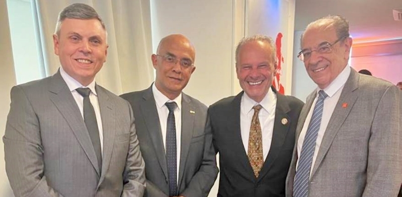 Conselheiro do TCE-AM, Mario de Mello participa de acordo firmado com Agência dos Estados Unidos