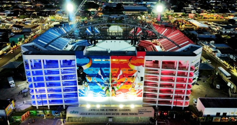 Governo do Amazonas entrega Bumbódromo reformado com novo mural “Brasil, futuro ancestral”