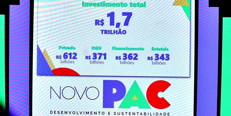 Novo PAC do Governo Federal concede mais de R$ 47 bilhões para obras no Amazonas