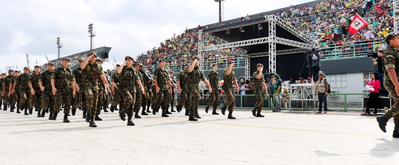 Tradicional desfile de 7 de Setembro ocorre nesta quinta-feira no Sambódromo de Manaus