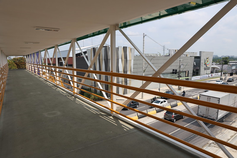 Passarela na Avenida Ephigênio Salles  será inaugurada no aniversário de Manaus