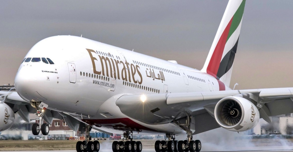 Airbus A380 com a nova classe de serviço da Emirates faz primeiro voo para o Brasil