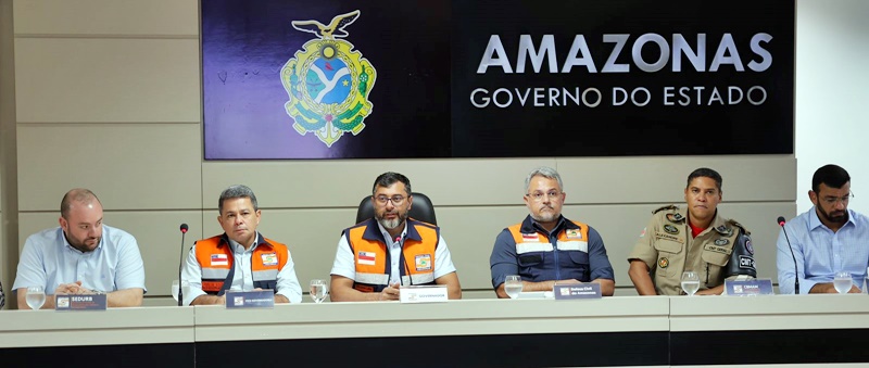 Governador Wilson Lima define alinhamento e antecipação de ações de enfrentamento do período de estiagem em 2024