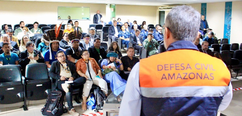 Defesa Civil do Amazonas discute os impactos das Mudanças Climáticas em Evento promovido pela ABIN