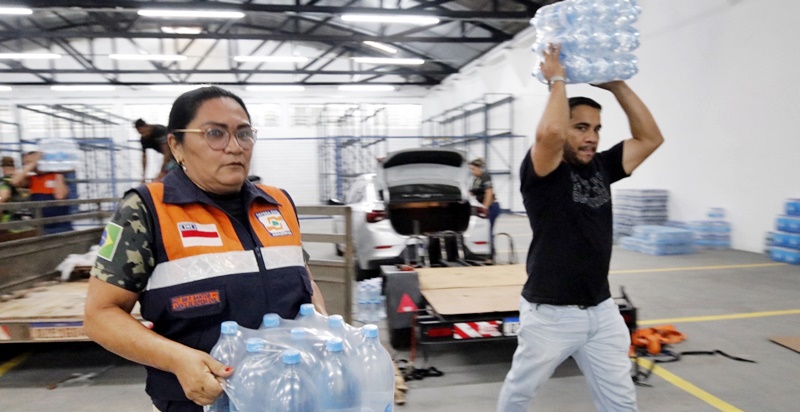 Campanha ‘Amazonas pelo Rio Grande do Sul’, do Governo do Estado, já arrecadou mais de 18 toneladas de ajuda humanitária 