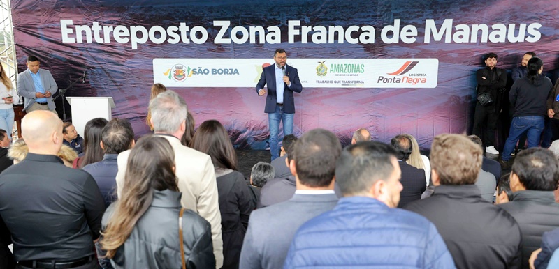 Wilson Lima dá início à instalação de entreposto da ZFM em São Borja (RS) para fomentar negócios com países do Mercosul