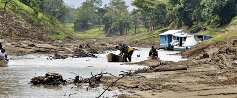 Seca no Amazonas chega antes do previsto e coloca cidades em emergência por estiagem