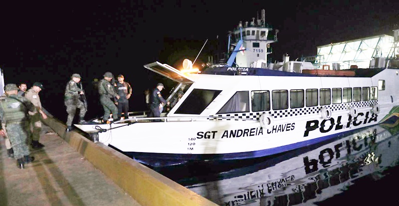 Governo do Amazonas passa a usar novo porto para embarque da tropa que vai operar nas Bases Fluviais