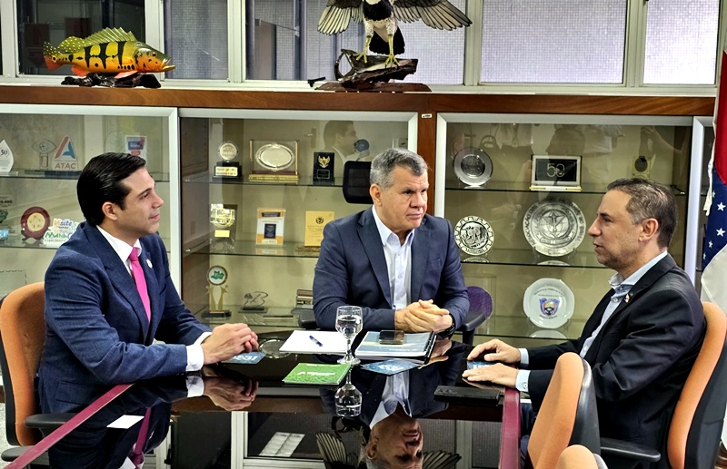 Suframa discute renovação de parceria com a Zona Franca de Colón em reunião com o cônsul do Panamá