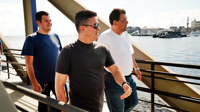 Prefeito David Almeida anuncia construção do novo porto da Manaus Moderna com apoio do governo federal