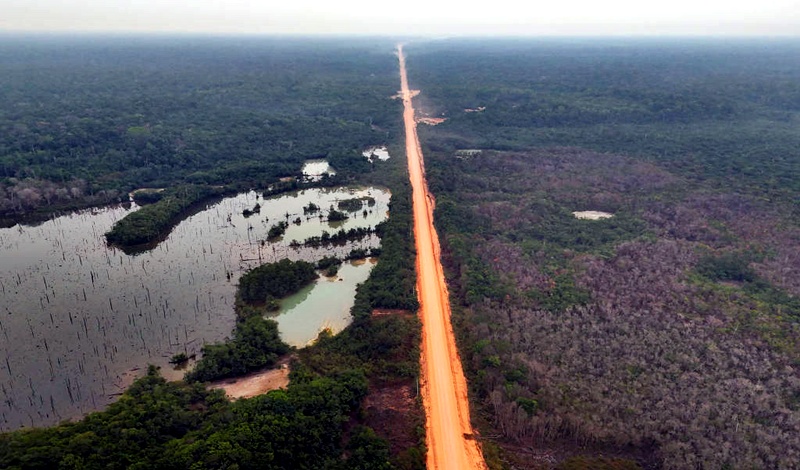 BR-319 mais perto de sair do papel com aprovação de emenda de Eduardo Braga na Lei de Licenciamento Ambiental