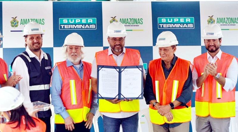 Governador Wilson Lima firma parceria para construção de primeira usina a gás natural do Norte do Brasil para operações portuárias