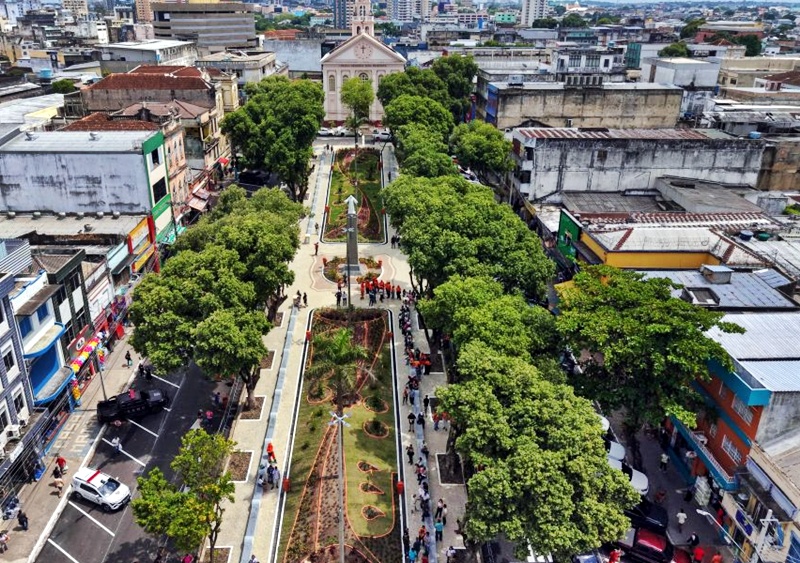 Revitalização da Praça dos Remédios resgata memória, paisagem urbana e sentimento de pertencimento em Manaus