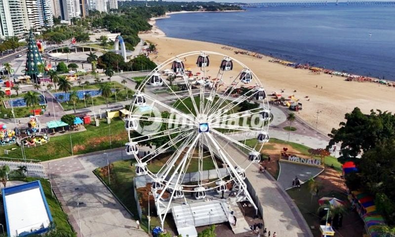 Prefeitura de Manaus esclarece sobre a instalação da roda-gigante na Ponta Negra 