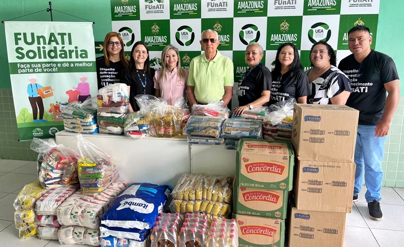 FUnATI Solidária: Instituição conclui doação de alimentos não perecíveis e produtos de limpeza a pessoas em vulnerabilidade social